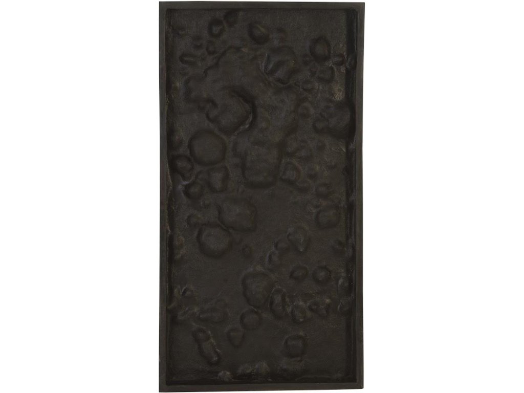 Splotch Wall Art, Rectangle, Silver Leaf - image 3