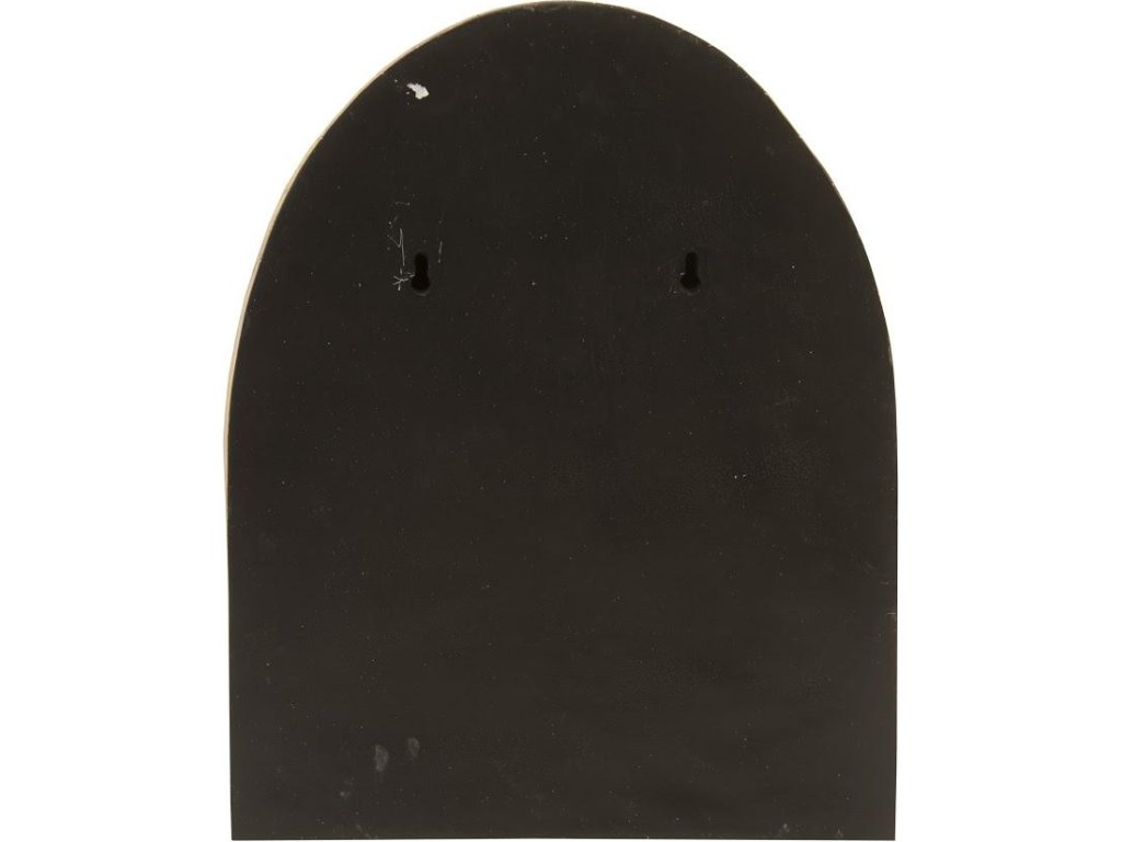 Fashion Faces Wall Art, Large, Smile, Black and Gold Leaf - image 4