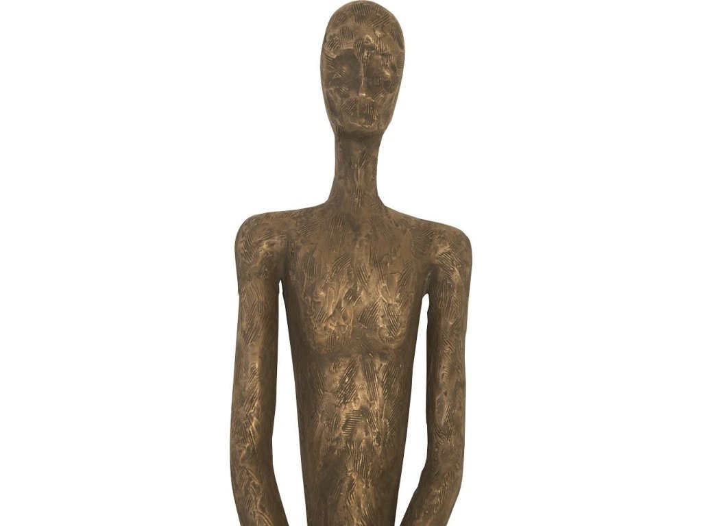 Lloyd Wall Sculpture, Resin, Bronze Finish - image 1