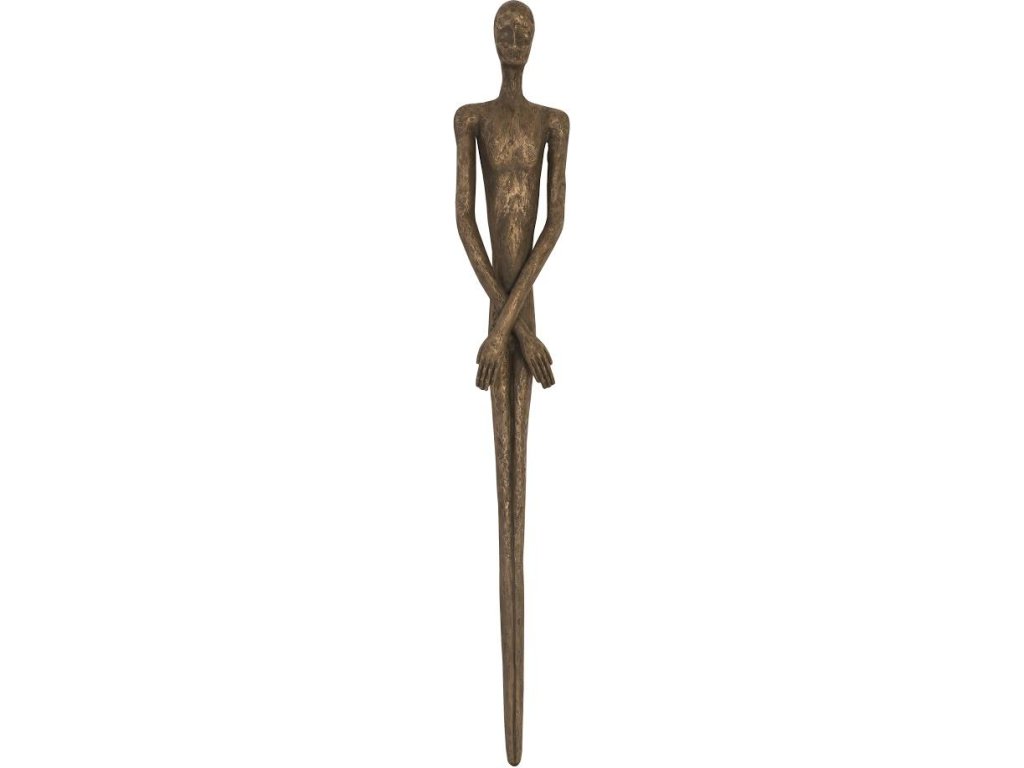 Lloyd Wall Sculpture, Resin, Bronze Finish - main image