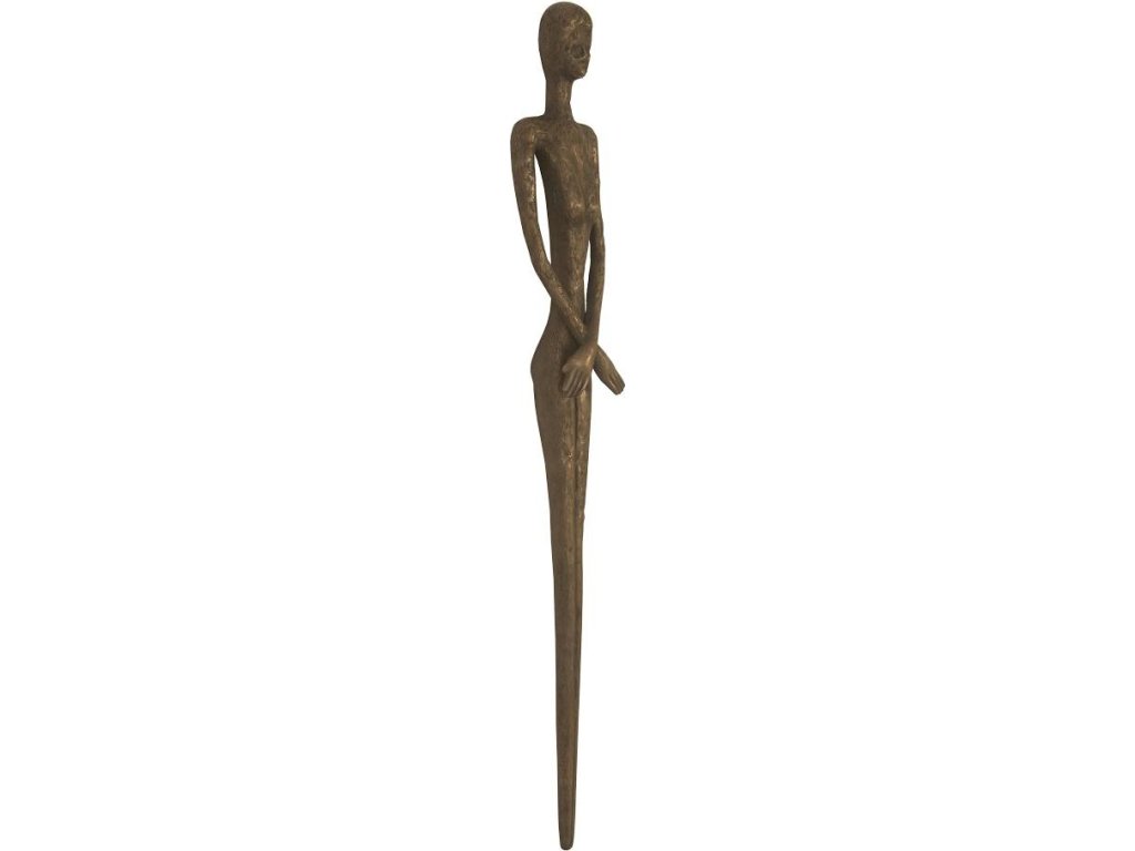 Lottie Wall Sculpture, Resin, Bronze Finish - image 1