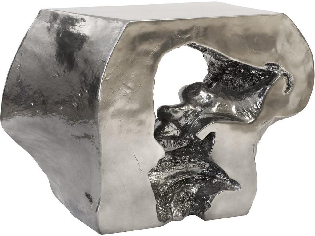 Plateada Hollow Console, Liquid Silver - main image