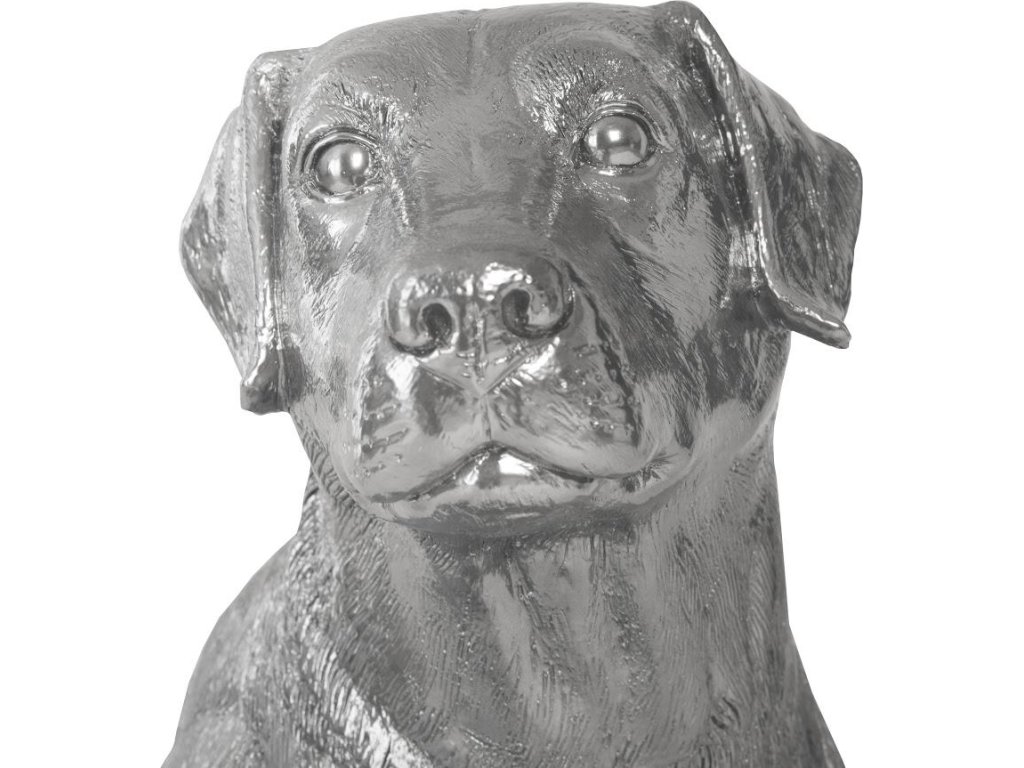 Labrador, Sitting, Liquid Silver - image 1
