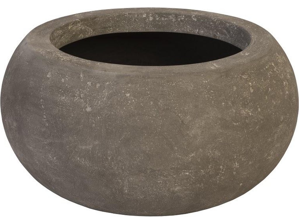 Rounded Planter, Small, Gray - main image