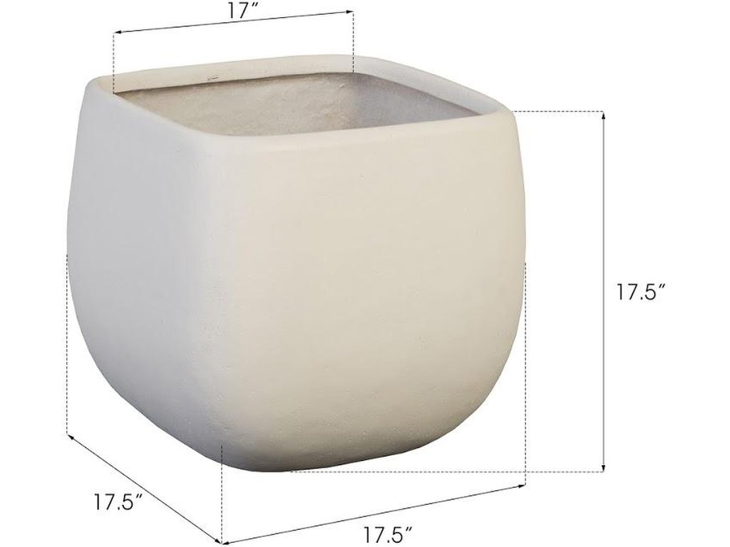 Swell Planter, Small, White - image 3