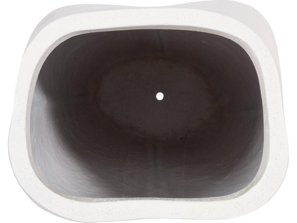 Amorphous Planter, Large, White - image 1