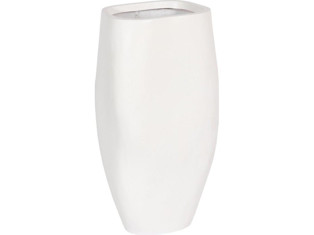 Amorphous Planter, Large, White - main image