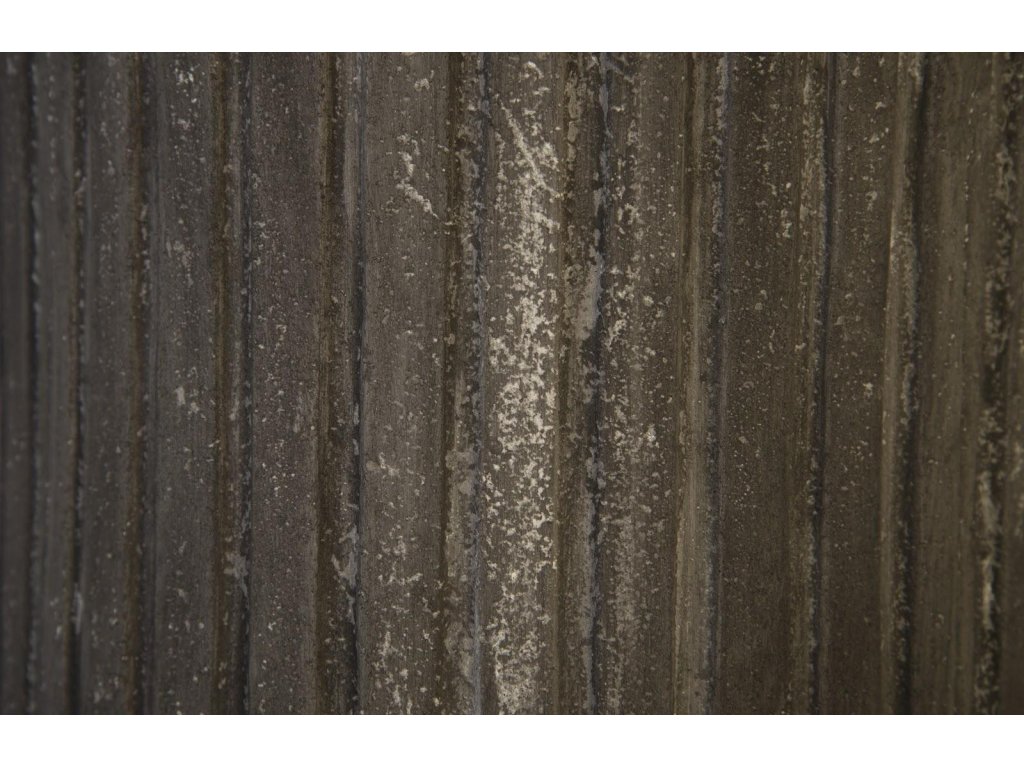 Fluted Planter, Large, Gray - image 2