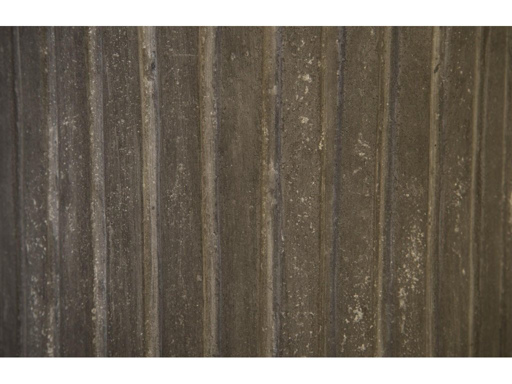 Fluted Planter, Medium, Gray - image 2