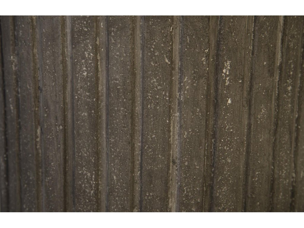 Fluted Planter, Small, Gray - image 2