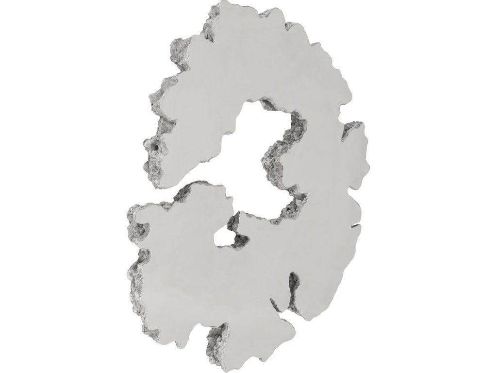 Lava Slice Wall Art, Resin, Stainless Steel, LG - image 1