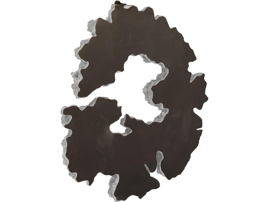 Lava Slice Wall Art, Resin, Stainless Steel, LG - image 3