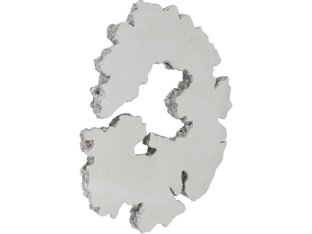 Lava Slice Wall Art, Resin, Stainless Steel, LG - main image