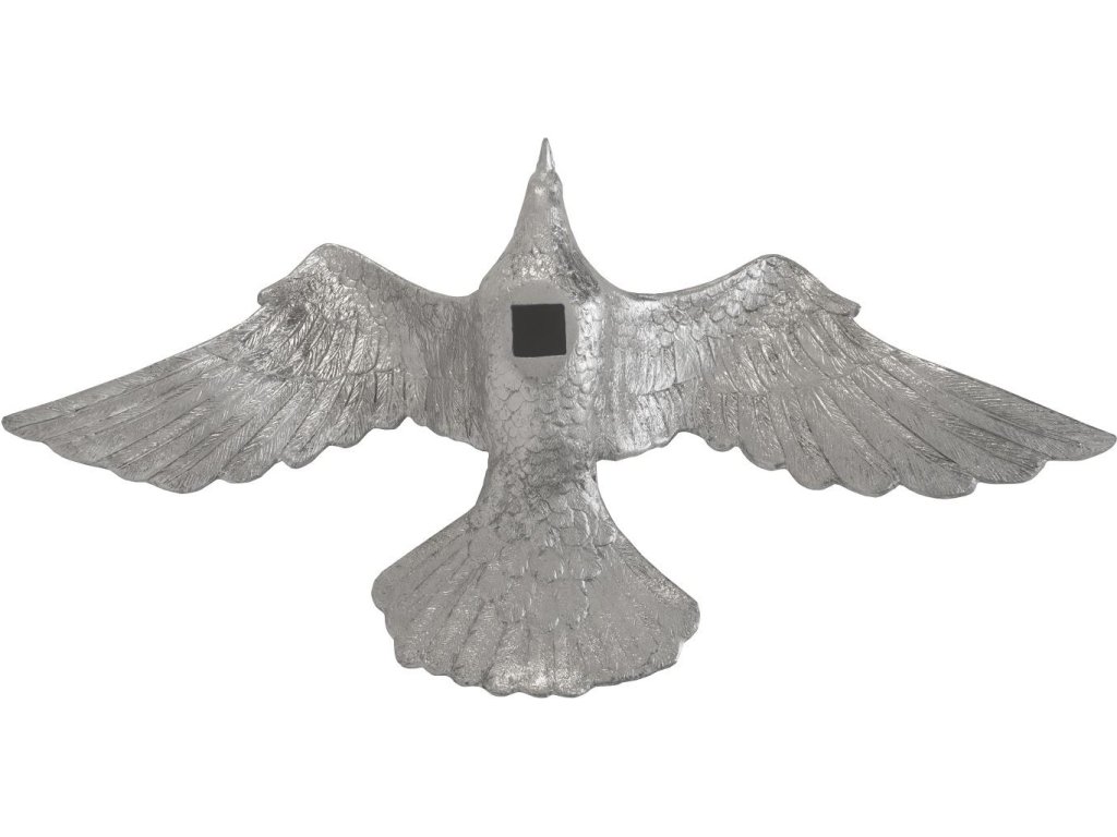 Dove Wall Art, Silver Leaf - image 3