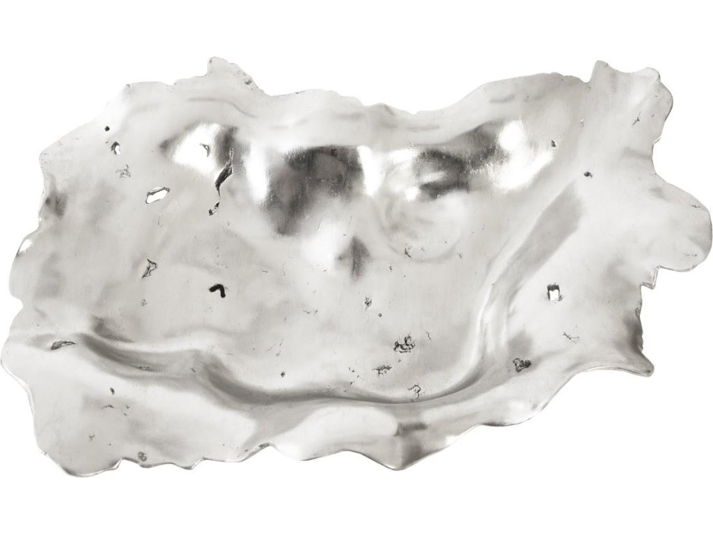 Rose Wood Burled Bowl, Silver - image 1