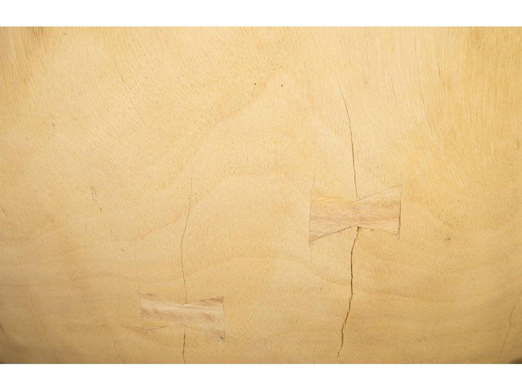Lathe Side Table, Chamcha Wood - image 3
