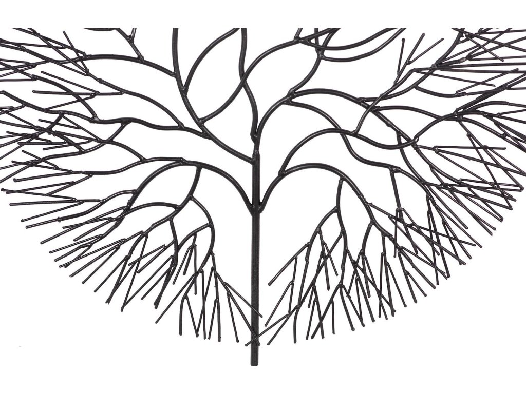 Wire Tree Wall Art, Medium, Circle, Metal, Black - image 2