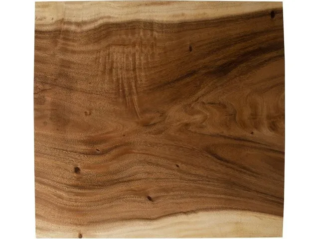 Floating Side Table, Natural, Acrylic Legs