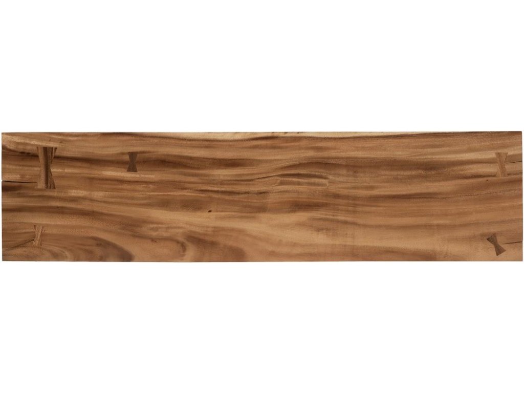 Atlas Console Table, Chamcha Wood, Natural, Metal - image 1