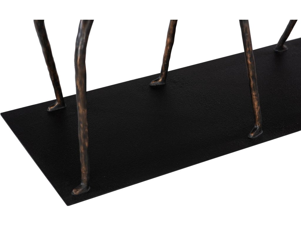 Atlas Console Table, Chamcha Wood, Natural, Metal - image 4