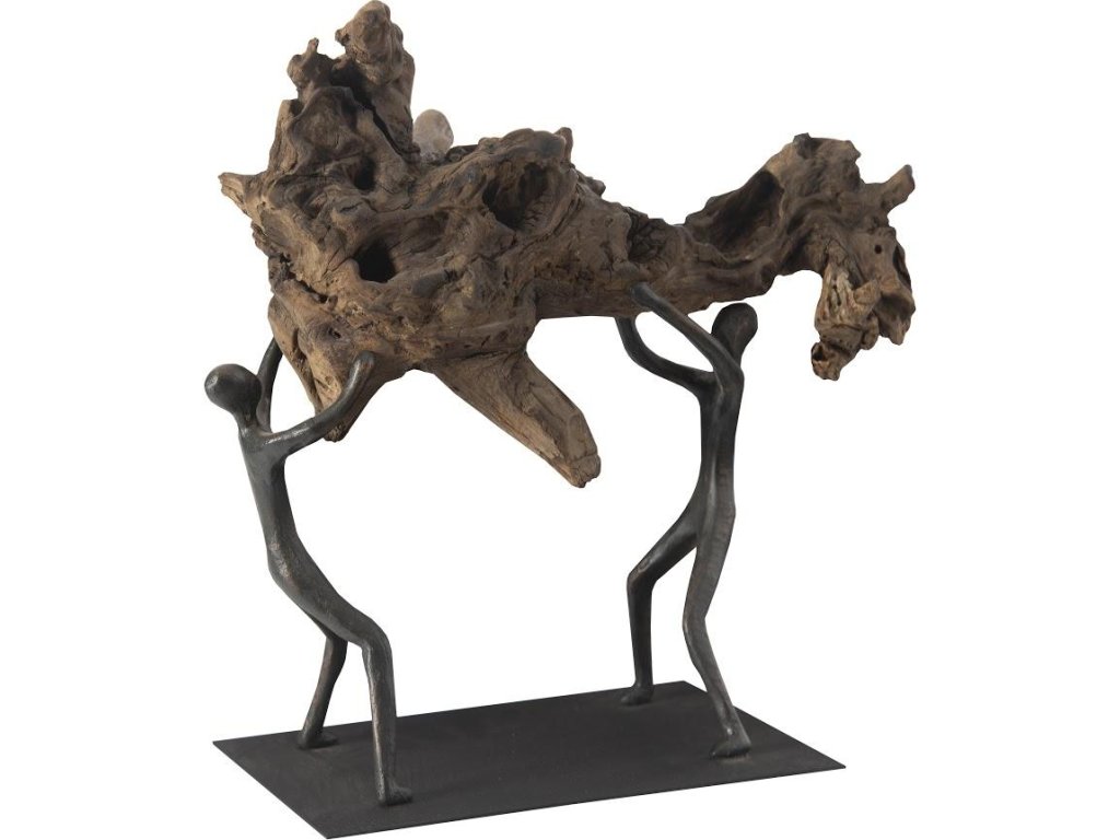Atlas Tabletop Sculpture, Freeform High Lift, With Base - image 3