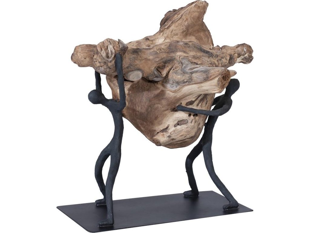 Atlas Tabletop Sculpture, Freeform High Lift, With Base - main image