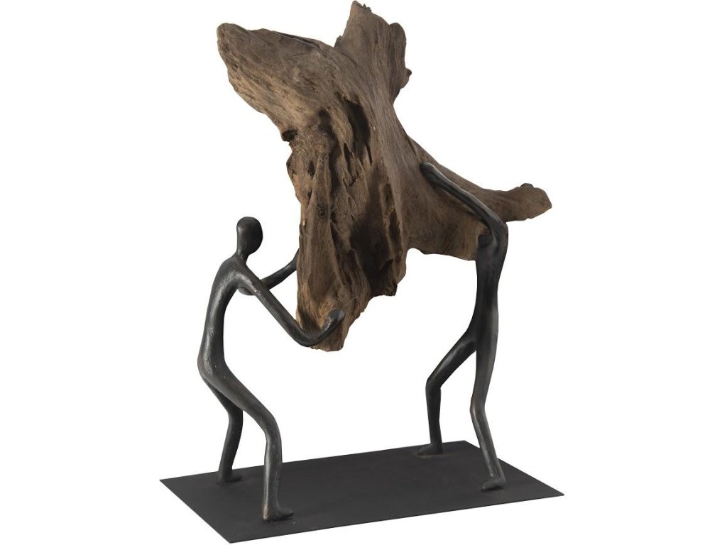 Atlas Tabletop Sculpture, Freeform High Lift, With Base - image 1