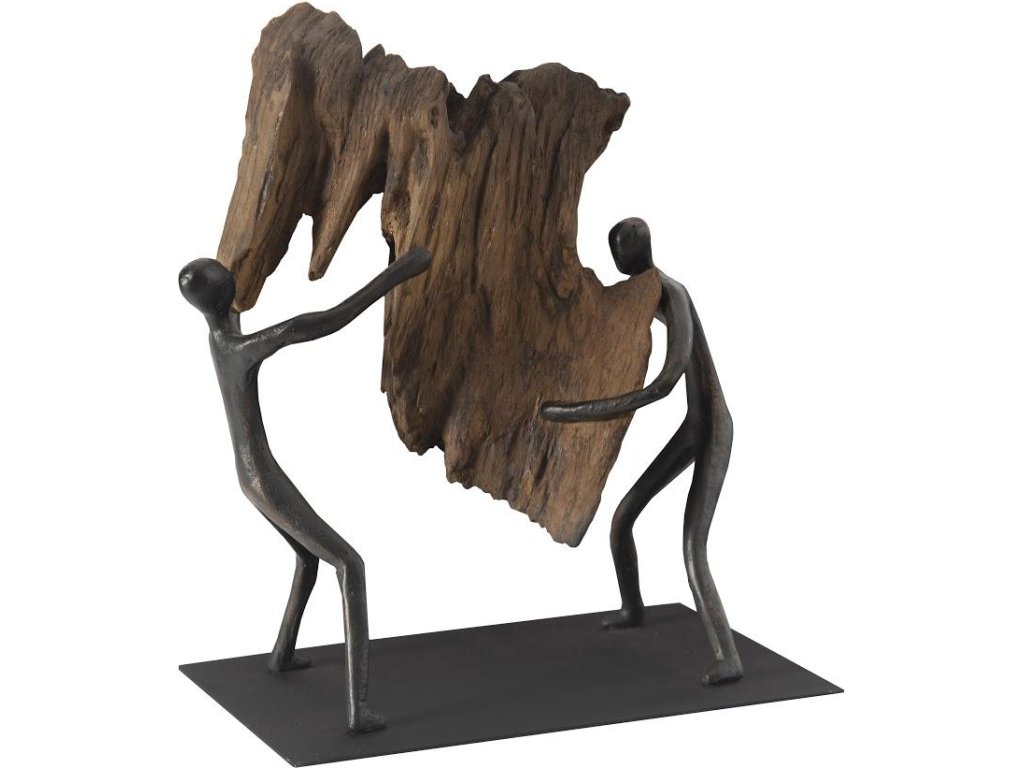 Atlas Tabletop Sculpture, Freeform High Lift, With Base - image 3