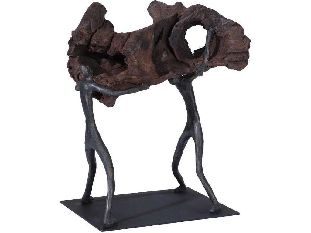 Atlas Tabletop Sculpture, Freeform High Lift, With Base - main image