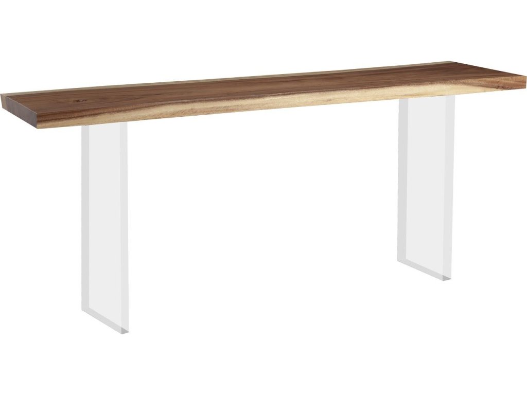 Floating Console Table, Acrylic Legs - main image