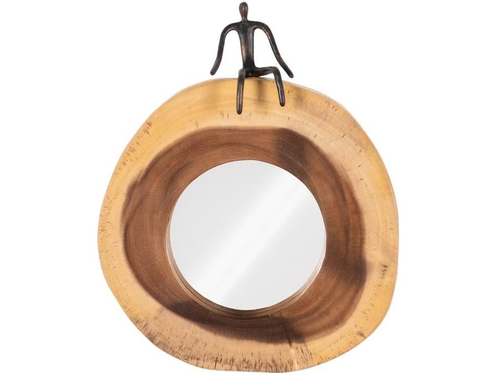 Atlas Cross Cut Mirror, Small, Full Man - main image