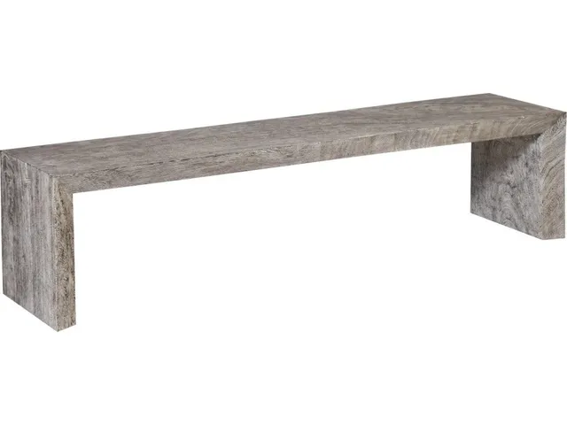 Waterfall Bench, Gray Stone