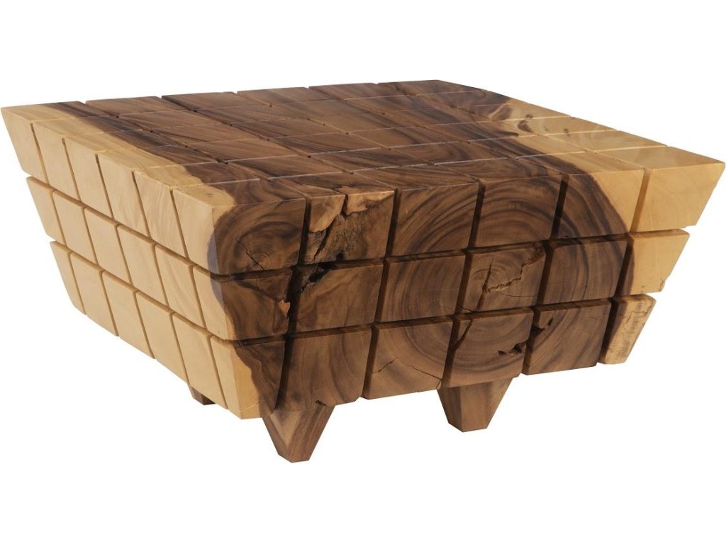 Cubed Coffee Table, Natural - main image