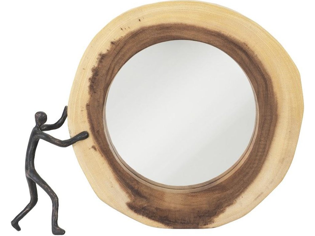 Atlas Cross Cut Mirror, Small, Left Side Full Body - main image