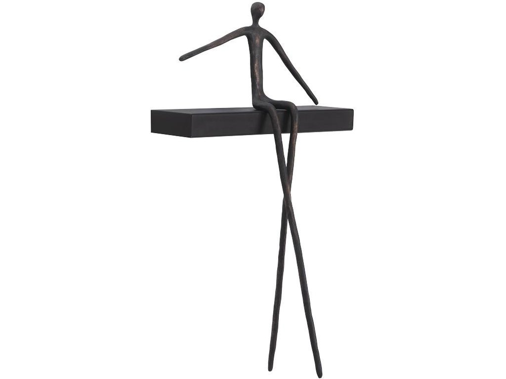 Moveable Man On Short Shelf, Sitting, C - image 1