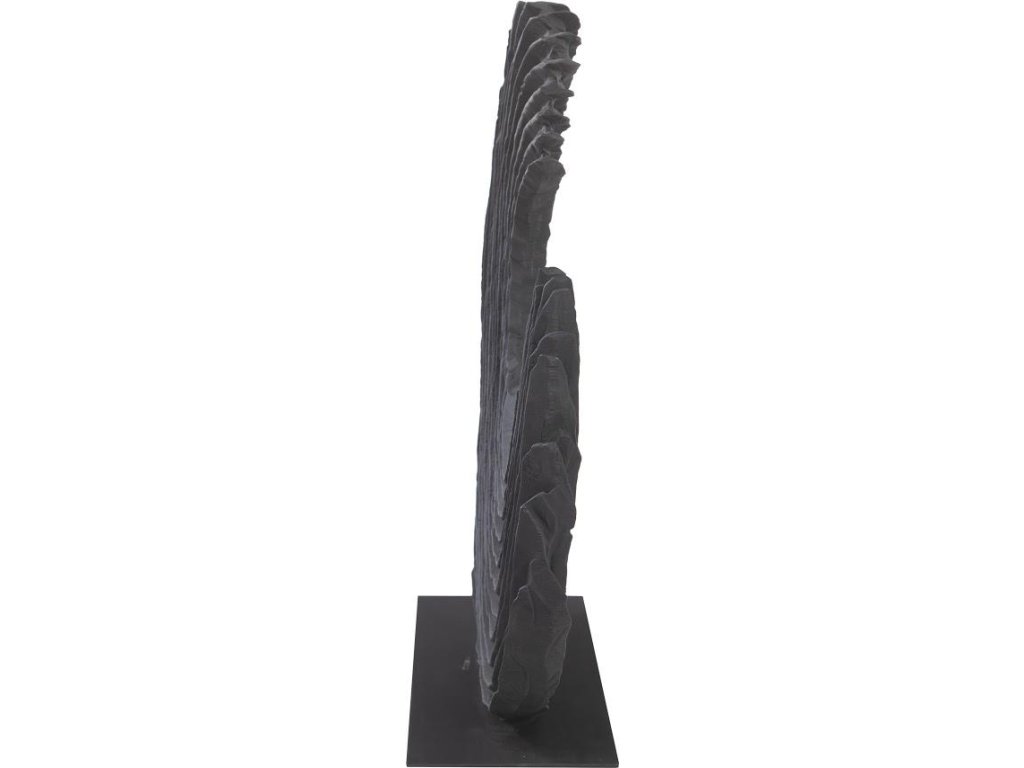 Swoop Tabletop Sculpture, Black Wood, Large - image 2