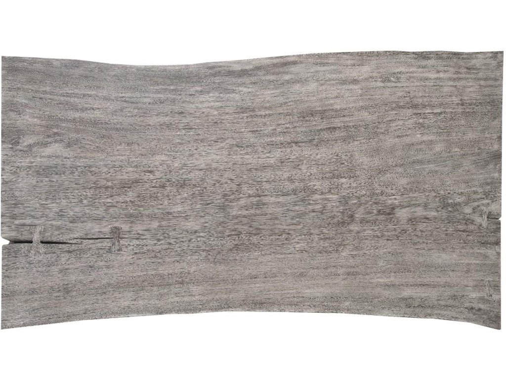 Waterfall Desk, Gray Stone, Satin Black Overlap Leg - image 1