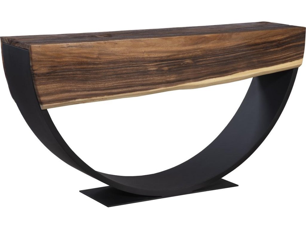 Arc Console Table, Natural, Double Sided - main image