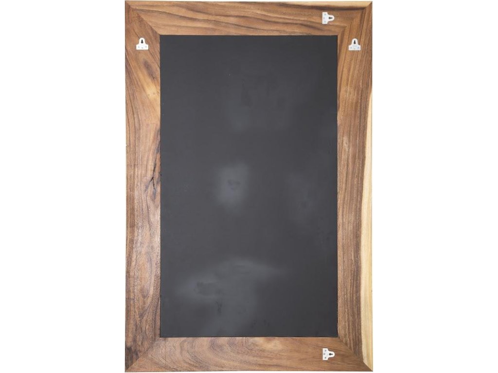 Geometry Wood Mirror, Natural, Black - image 2