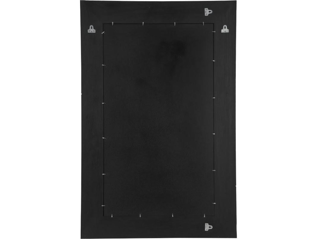 Geometry Wood Mirror, Gray Stone, Black - image 2