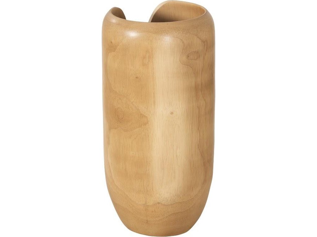 Interval Wood Vase, Natural, Small - image 1