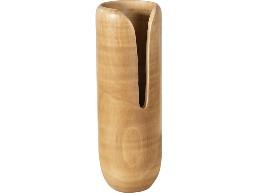 Interval Wood Vase, Natural, Large - main image