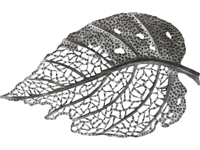 Birch Leaf Wall Art, Silver, MD