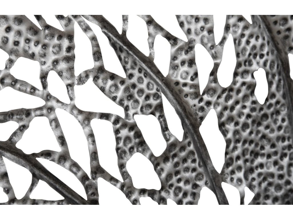 Birch Leaf Wall Art, Silver, LG - image 2