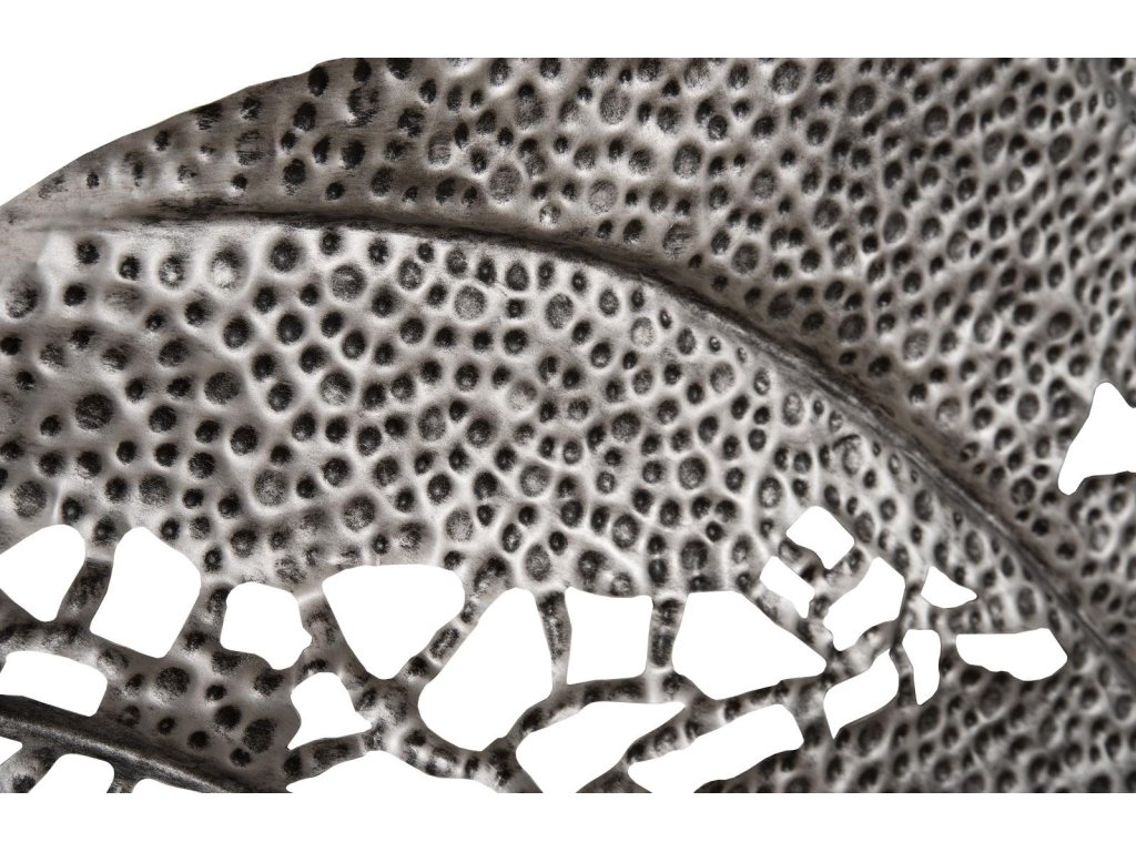 Birch Leaf Wall Art, Silver, XL - image 1