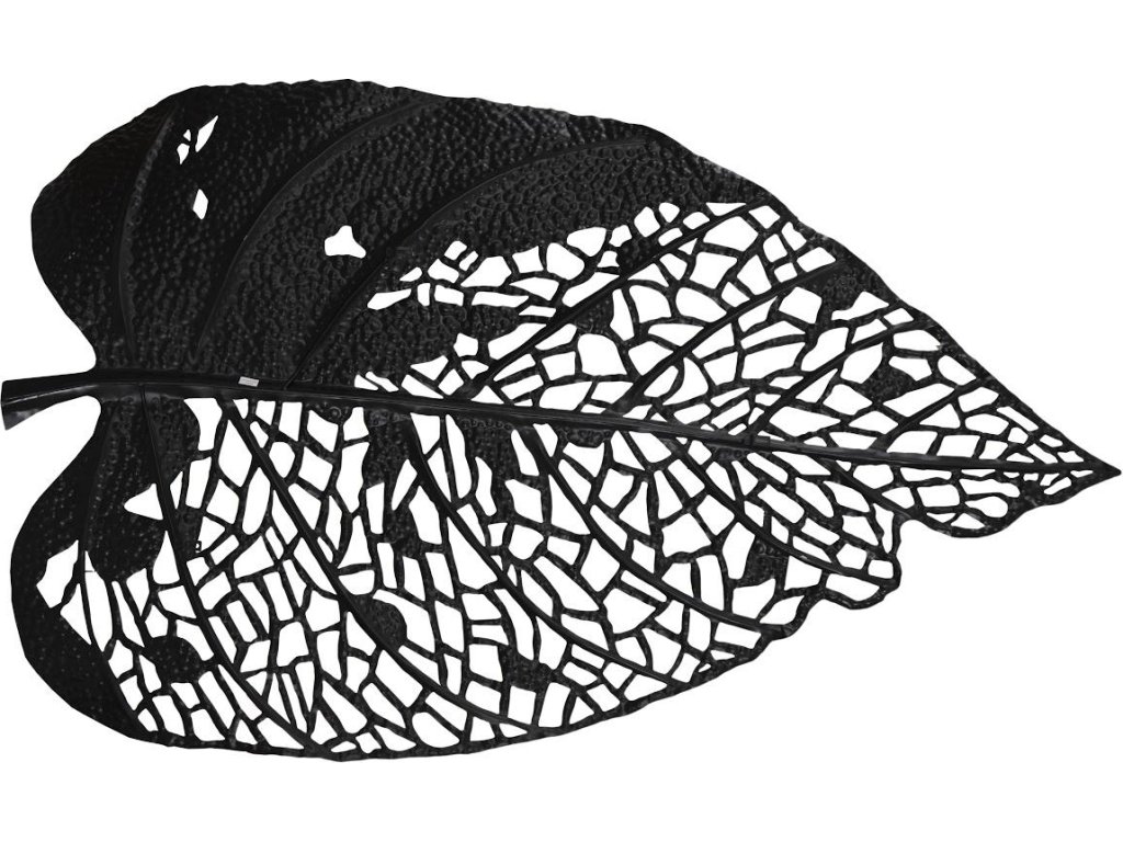 Birch Leaf Wall Art, Silver, XL - image 2