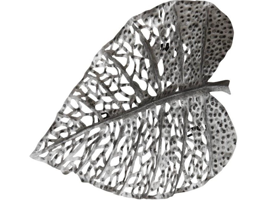 Birch Leaf Wall Art, Silver, XS - image 1