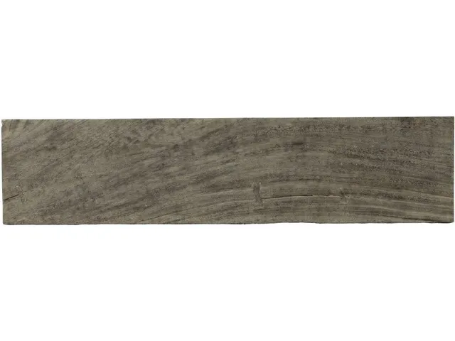 Origins Straight Edge Bench, Gray Stone, Satin Black Legs - Alternative View