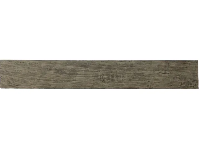 Origins Straight Edge Bench, Gray Stone, Satin Black Legs - Alternative View