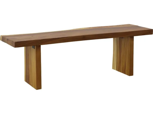 Freeform Bench, Natural, Live Edge - Alternative View